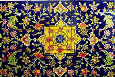 كاشی هفت رنگ شیراز