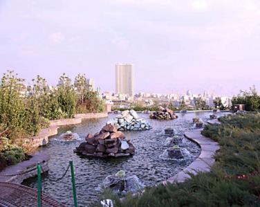 آبشار صخره ای برج میلاد تهران