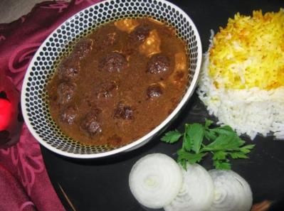 خورش سبز فسنجان