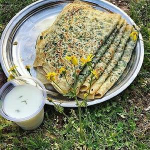 كلانه نان سنتی كردستان یا پیتزای كردی