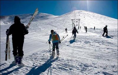 اسكی بازی در همدان، خراسان و فارس