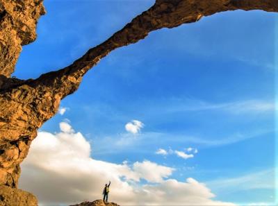 زیباترین پل سنگی جهان در خضری دشت بیاض خراسان جنوبی + عكس