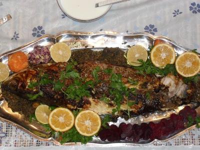 ماهی شكم پر گیلانی