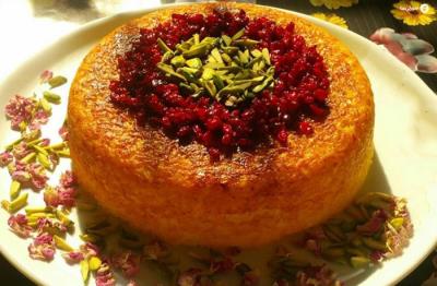 ته چین گوشت مازندرانی