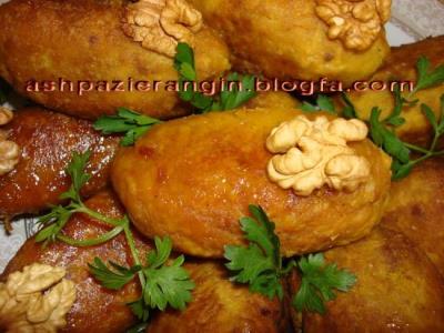 طرز آماده كردن هلو كباب