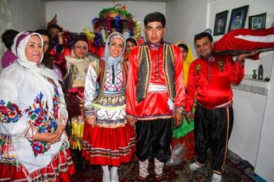 مراسم حنابندان در كرمانج