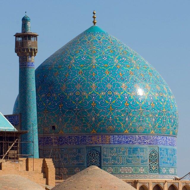 معمای كاشی های گنبد مسجد جامع عباسی-2V0bfWNLcC