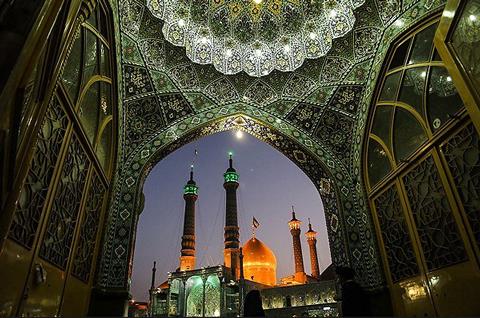 قسمتهای مختلف و معماری آستان مقدس حضرت معصومه-7PWNXBgrMP