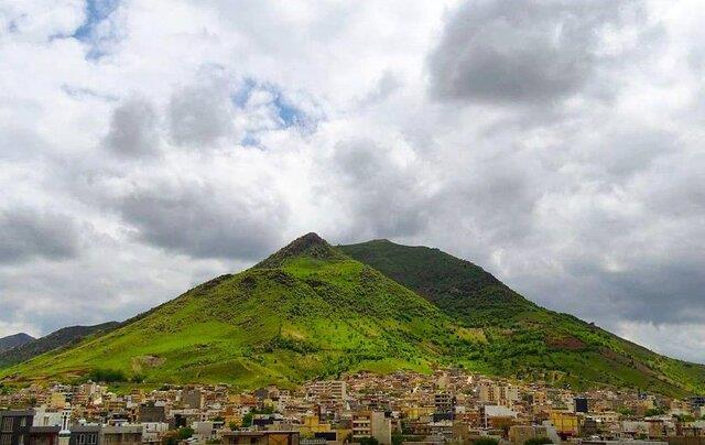 بانه شهری زیبا در دامنه كوه آربابا-9PuvA3Wyy8