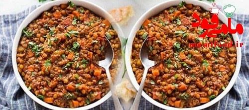 طرز تهیه خوراك عدس و بادمجان-K8AWtVkD9N