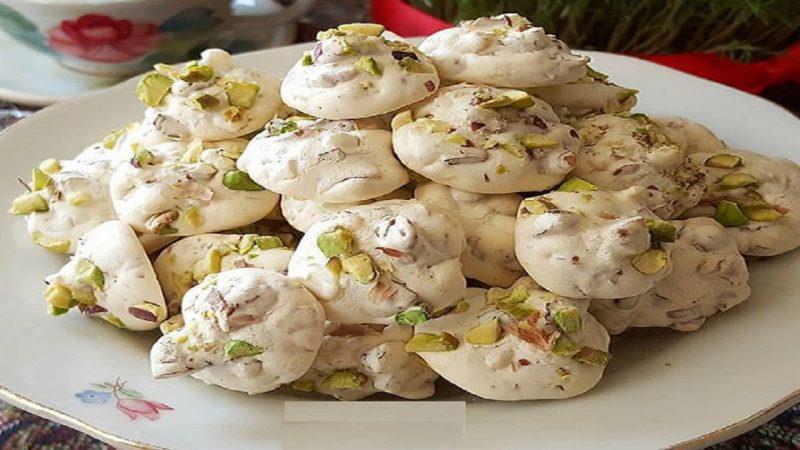 طرز تهیه شیرینی پفكی گردویی-NVS14h3slQ