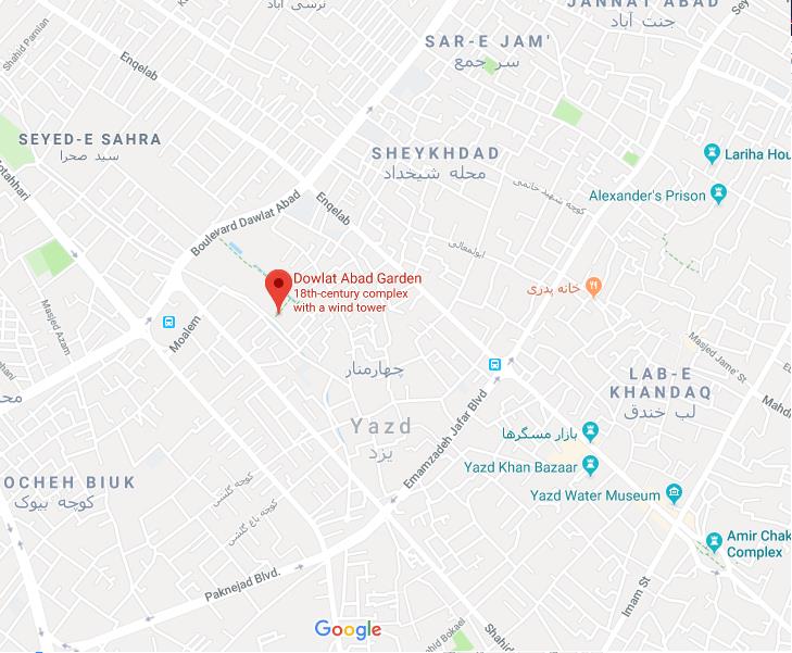 باغ دولت آباد یزد، بلندترین بادگیر جهان-UHTmRFwHGB