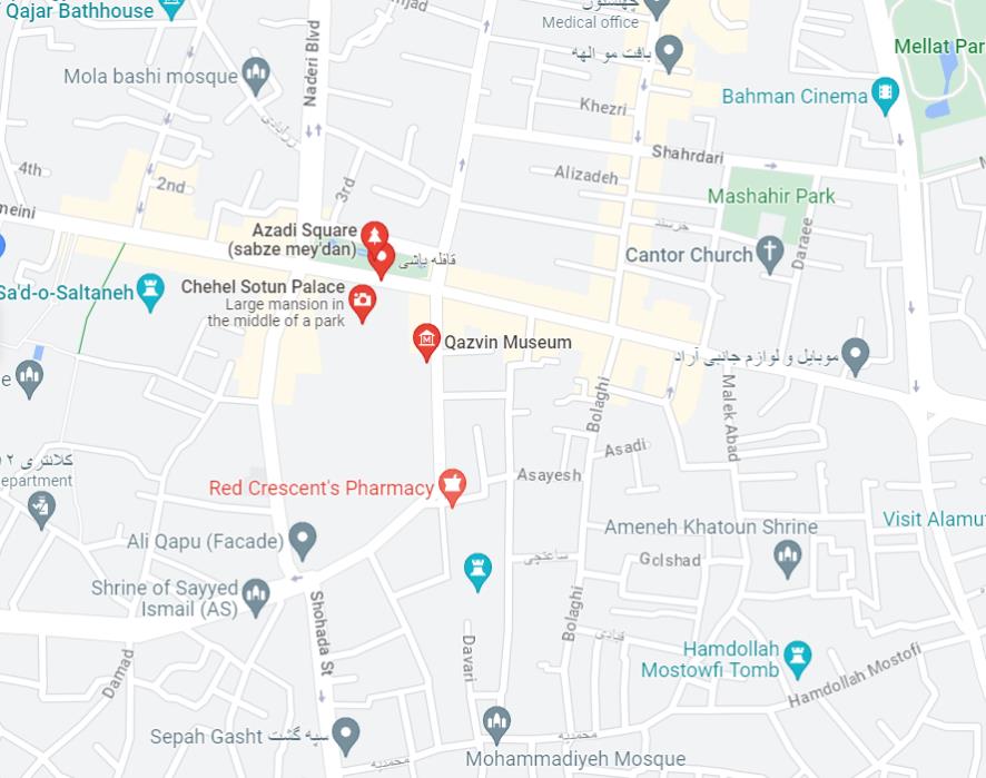 معرفی جاذبه های گردشگری شهر قزوین + نقشه، قیمت و ساعت بازدید-YrtxdbJytS