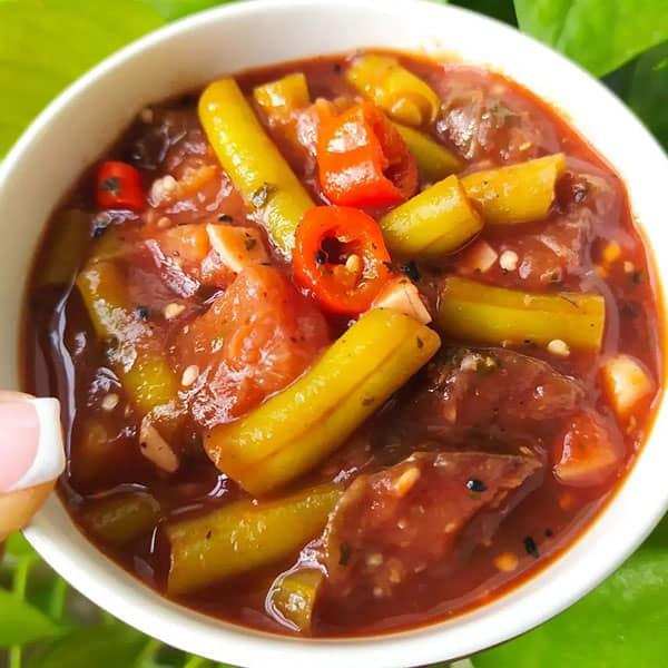 طرز تهیه ترشی لوبیا سبز با بادمجان-a8IoGOcOhV