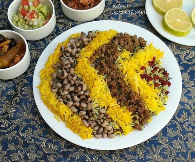 طرز تهیه ی انواع لوبیاپلو در ایران-d2omwm1q2B