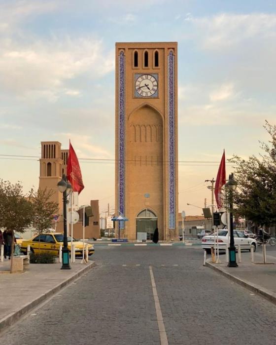 وقت الساعت یزد ، اولین ساعت شهری ایران-eQuMh2kLjf