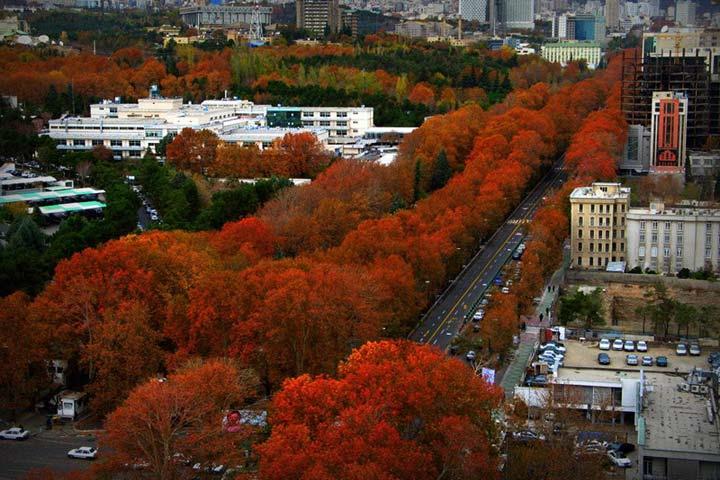 خیابان ولیعصر تهران ، بلندترین خیابان ایران و خاورمیانه-g4hhq6YHiw