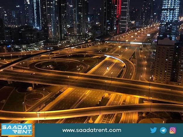 نكات ایمنی رانندگی در شب‌های دبی