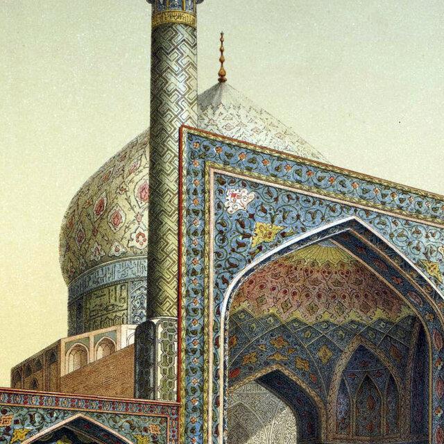 معمای كاشی های گنبد مسجد جامع عباسی-oBcDnfdOPZ