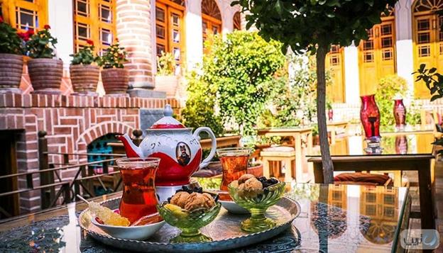 تصویری از خانه تاریخی هوانس در جلفا اصفهان كه به كافه رستوران تبدیل شده است